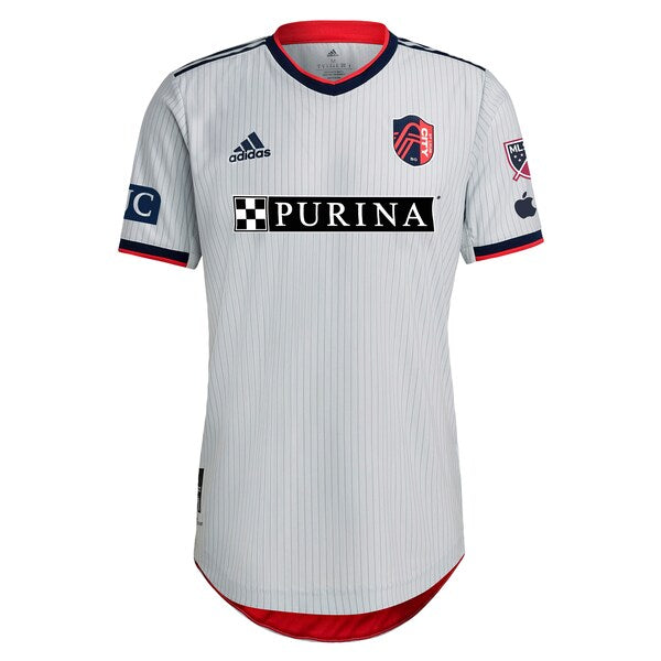 Tim Parker St. Louis City SC adidas 2024 The Spirit Kit Authentic Jersey - Gray