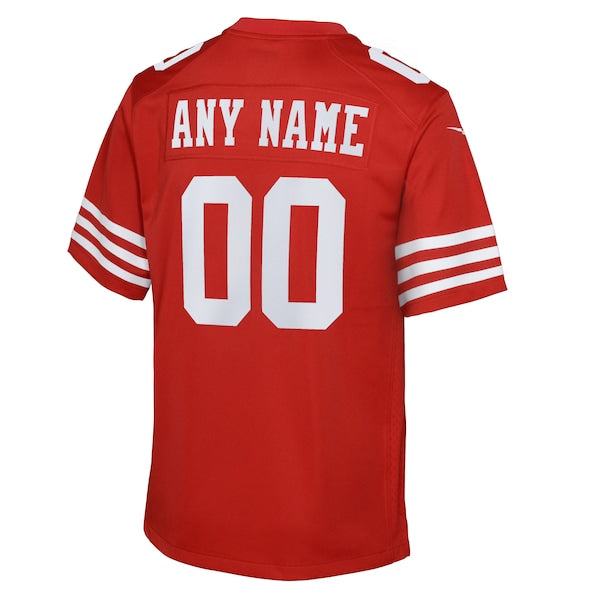 San Francisco 49ers Nike Preschool Game Custom Jersey - Scarlet