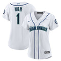 Seattle Mariners Nike Women's #1 Mom Home Replica Jersey - White