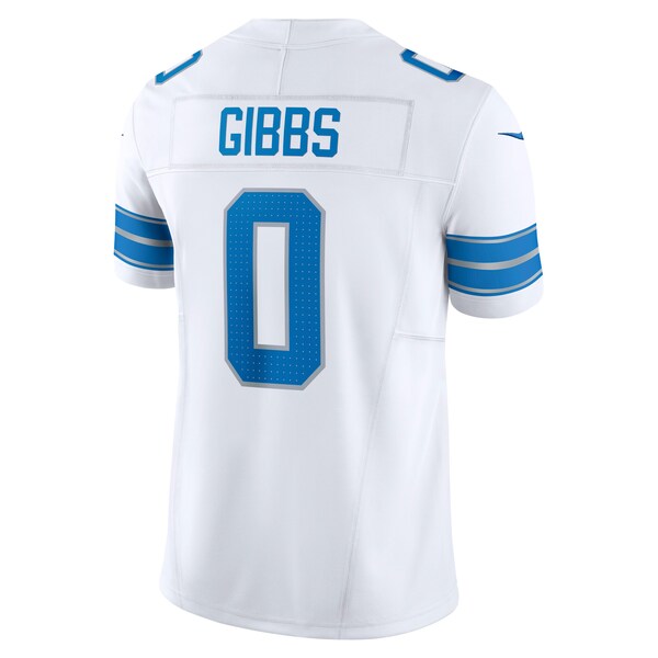 Jahmyr Gibbs Detroit Lions Nike Vapor F.U.S.E. Limited Jersey - White/Black/Blue