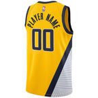 Indiana Pacers Jordan Brand Swingman Custom Jersey - Statement Edition - Gold