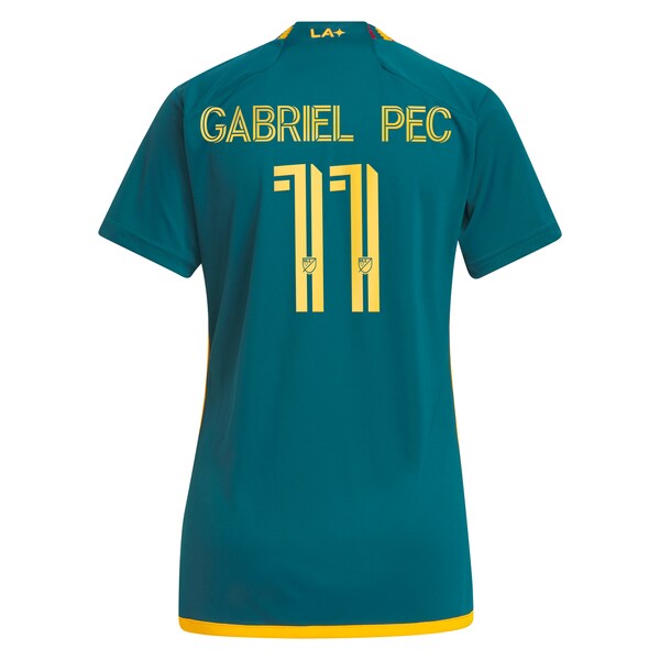 Gabriel Pec LA Galaxy adidas Women's 2024 LA Kit Replica Player Jersey - Green