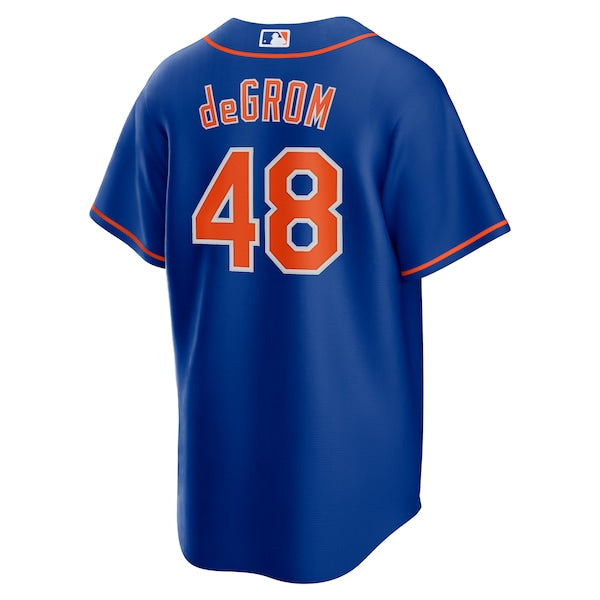 Jacob deGrom New York Mets Nike Alternate Replica Player Name Jersey - Royal/Gray