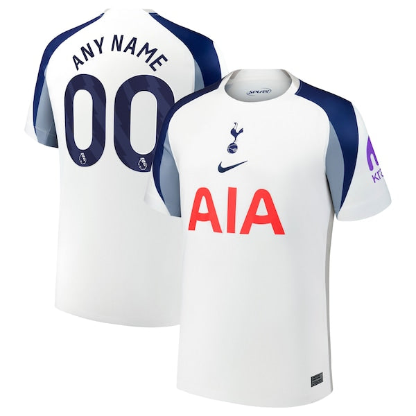 Tottenham Hotspur Nike 2025/26 Home Replica Custom Jersey - White