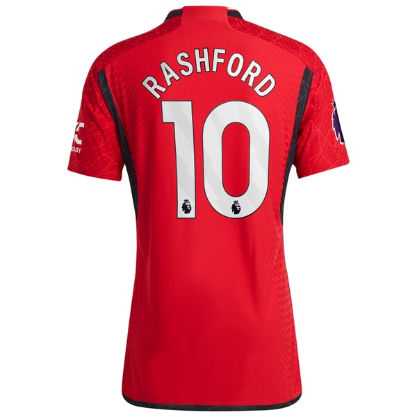 Marcus Rashford Manchester United adidas 2023/24 Home Authentic Player Jersey - Red/Green