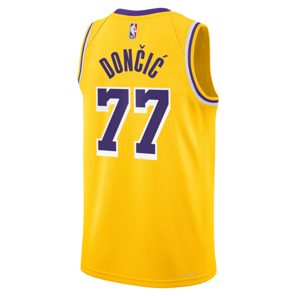 Luka Dončić Los Angeles Lakers Nike Unisex Swingman Jersey - Icon Edition - Gold