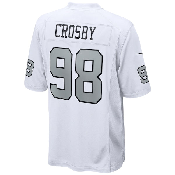 Maxx Crosby Las Vegas Raiders Nike Alternate Game Jersey - White