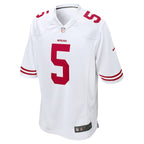 Trey Lance San Francisco 49ers Nike Game Jersey - White