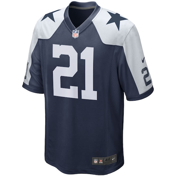 Ezekiel Elliott Dallas Cowboys Nike Alternate Game Team Jersey - Navy/White