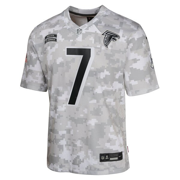 Bijan Robinson Atlanta Falcons Nike Youth 2024 Salute to Service Game Jersey - Arctic Camo