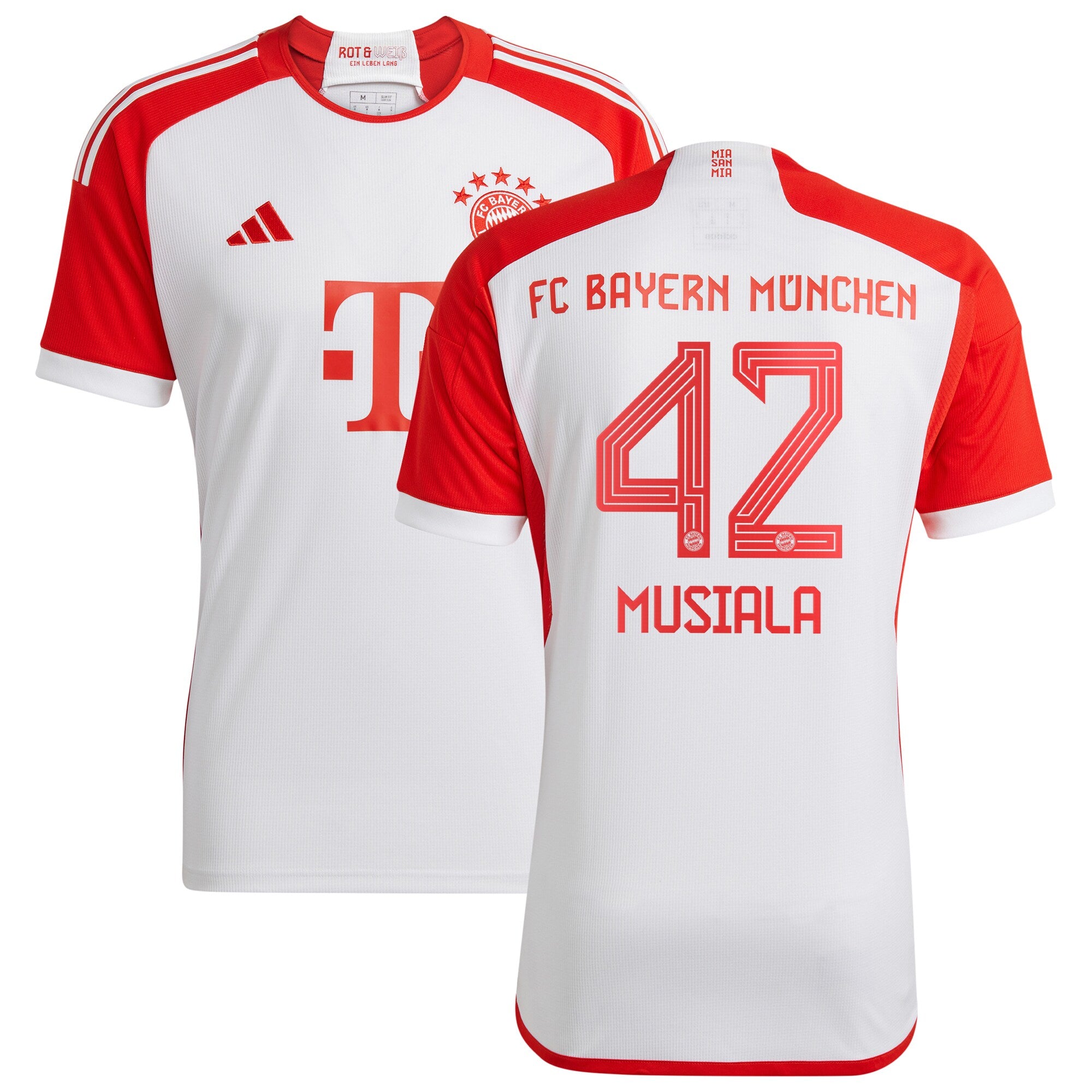 Jamal Musiala Bayern Munich adidas Youth 2023/24 Oktoberfest Replica Player Jersey - Green/White
