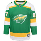 Kirill Kaprizov Minnesota Wild Youth 2023/24 Alternate Premier Player Jersey – Green