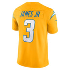 Derwin James Jr. Los Angeles Chargers Nike Alternate Charger Power Vapor F.U.S.E. Limited Jersey - Gold/Navy/White/Powder Blue