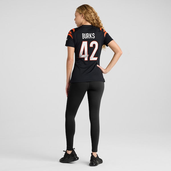 Oren Burks Cincinnati Bengals Nike Women's Team Game Jersey -  Black
