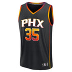 Kevin Durant Phoenix Suns  Fast Break Replica Player Jersey - Statement Edition - Black