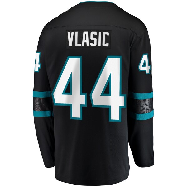 Marc-Edouard Vlasic San Jose Sharks   Premier Breakaway Player Jersey - Black/Teal