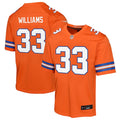 Javonte Williams Denver Broncos Nike Youth Mile High Collection 1977 Throwback Game Jersey - Orange