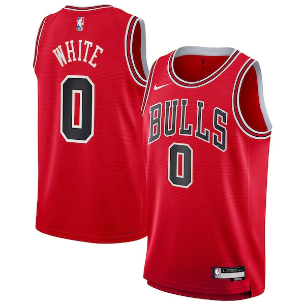 Coby White Chicago Bulls Youth Swingman Jersey - Red - Icon Edition
