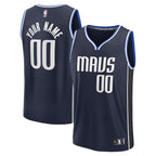 Dallas Mavericks  Custom Fast Break Jersey - Statement Edition - Navy/Blue