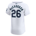 Darren McCaughan Seattle Mariners Nike Home Elite Player Jersey - White