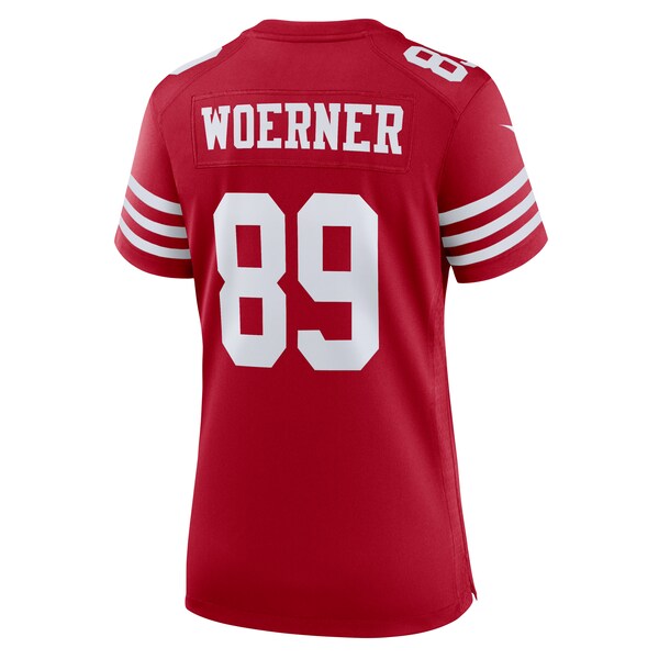 Charlie Woerner San Francisco 49ers Nike Women's  Game Jersey -  Scarlet