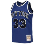 Patrick Ewing New York Knicks 1997/98 Hardwood Classics Off-Court Swingman Jersey - Blue