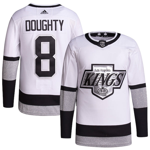 Drew Doughty Los Angeles Kings adidas Alternate Primegreen Authentic Player Jersey - White