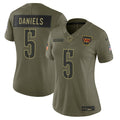 Jayden Daniels Washington Commanders Nike Women's 2025 Salute to Service Limited Jersey - Olive
