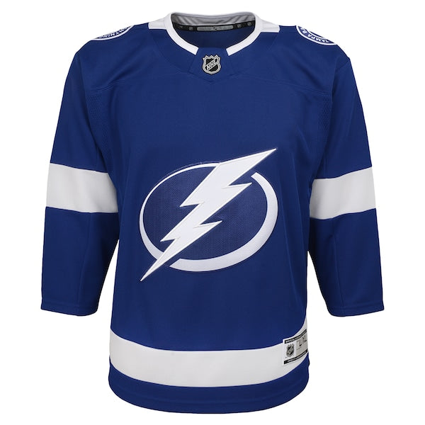 Tampa Bay Lightning Youth Home Blank Premier Jersey - Blue