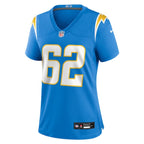 Nash Jones Los Angeles Chargers Nike Women's Team Game Jersey -  Powder Blue