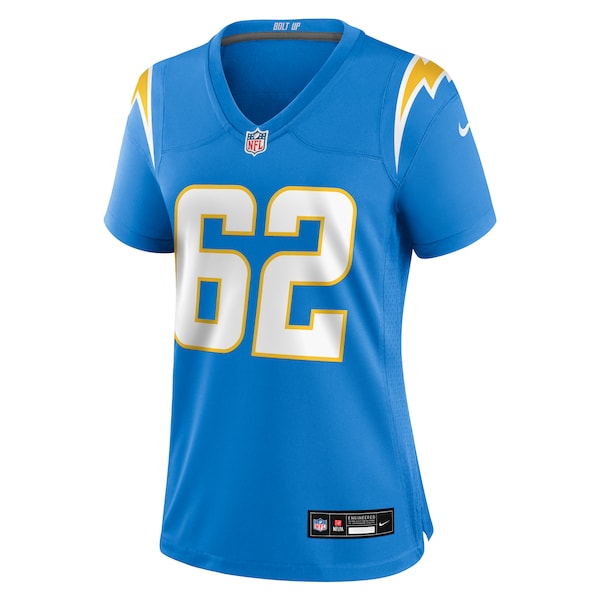 Nash Jones Los Angeles Chargers Nike Women's Team Game Jersey -  Powder Blue