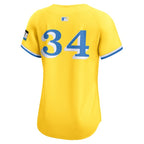 David Ortiz Boston Red Sox Nike Women's City Connect Retired Player Jersey - Gold