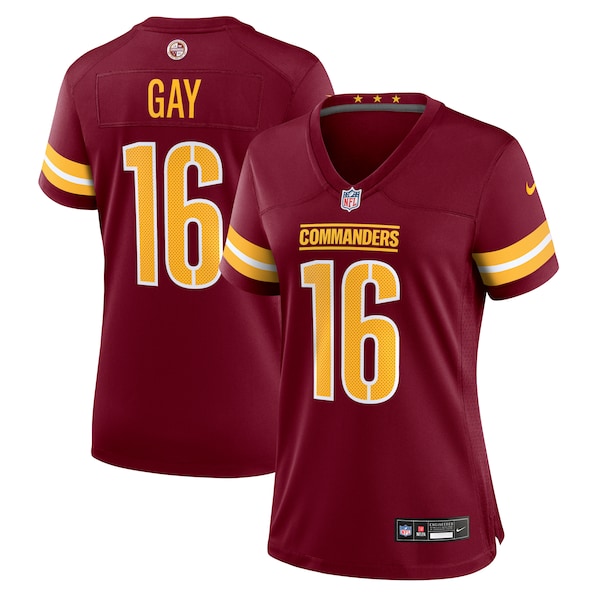 Matt Gay Washington Commanders Nike Women's Team Game Jersey -  Burgundy