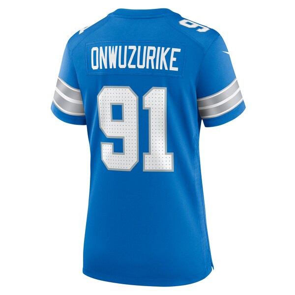 Levi Onwuzurike Detroit Lions Nike Women's Team Game Jersey -  Blue