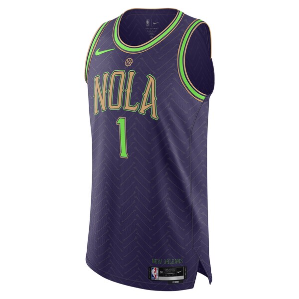 Zion Williamson New Orleans Pelicans Nike 2024/25 Authentic Player Jersey - City Edition - Purple