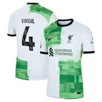 Virgil van Dijk Liverpool Nike 2023/24 Away Authentic Player Jersey - White/Red