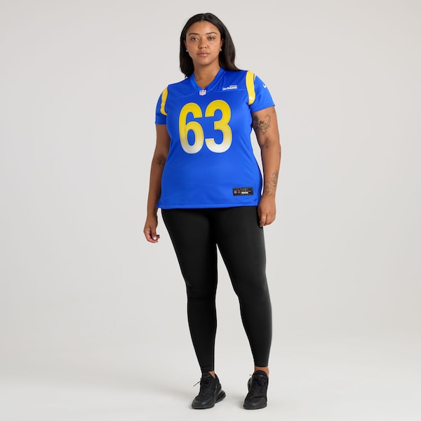 Dylan McMahon Los Angeles Rams Nike Women's Team Game Jersey -  Royal