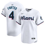 Nick Fortes Miami Marlins Nike Home Limited Player Jersey - White