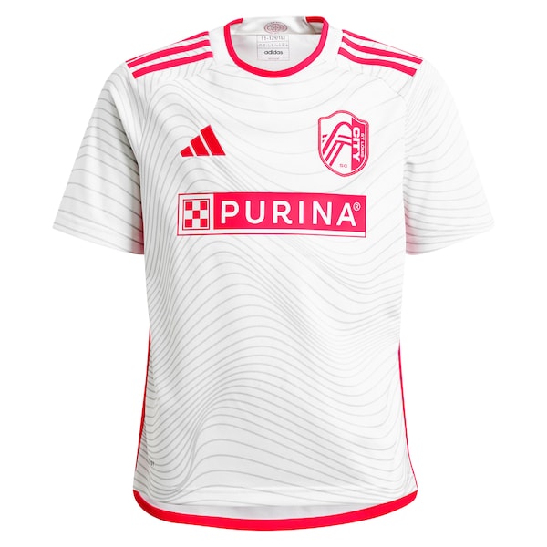 Cedric Teuchert St. Louis City SC adidas Youth 2024 The Confluence Kit Replica Player Jersey - White