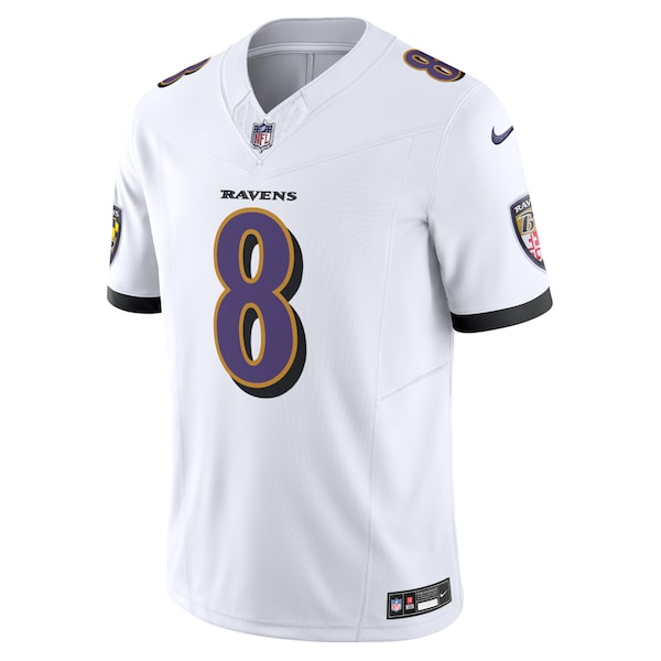 Lamar Jackson Baltimore Ravens Nike Vapor F.U.S.E. Limited Jersey - White/Black