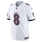 Lamar Jackson Baltimore Ravens Nike Vapor F.U.S.E. Limited Jersey - White/Black