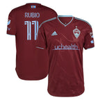 Diego Rubio Colorado Rapids adidas 2024 Club Authentic Player Jersey - Garnet