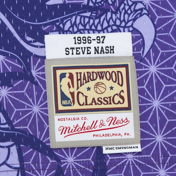 Steve Nash Phoenix Suns 1996/97 Hardwood Classics Asian Heritage 6.0 Swingman Throwback Player Jersey - Purple