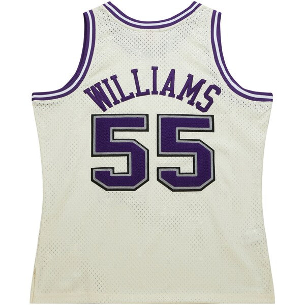Jason Williams Sacramento Kings  Chainstitch Swingman Jersey - Cream