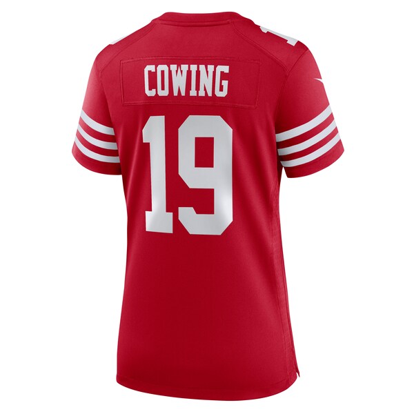 Jacob Cowing San Francisco 49ers Nike Women's  Game Jersey -  Scarlet