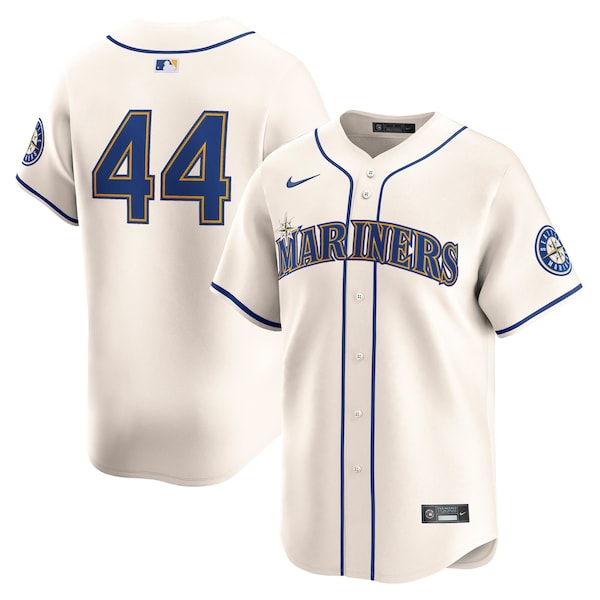 Julio Rodriguez Seattle Mariners Nike Alternate Limited - Cream/Navy