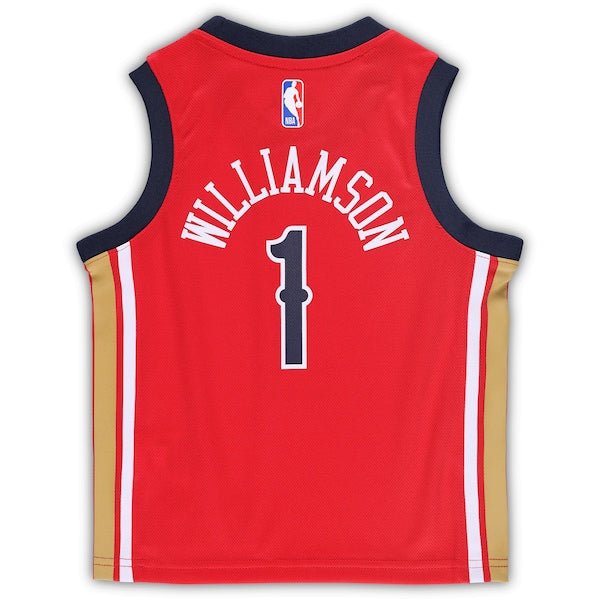Zion Williamson New Orleans Pelicans Jordan Brand Preschool 2022/23 Replica Jersey - Statement Edition - Red
