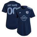 Sporting Kansas City adidas Women's 2022 State Line 3.0 Replica Custom Jersey - Blue
