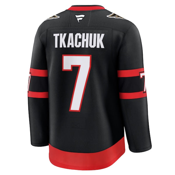 Brady Tkachuk Ottawa Senators  Home Premium Jersey - Black