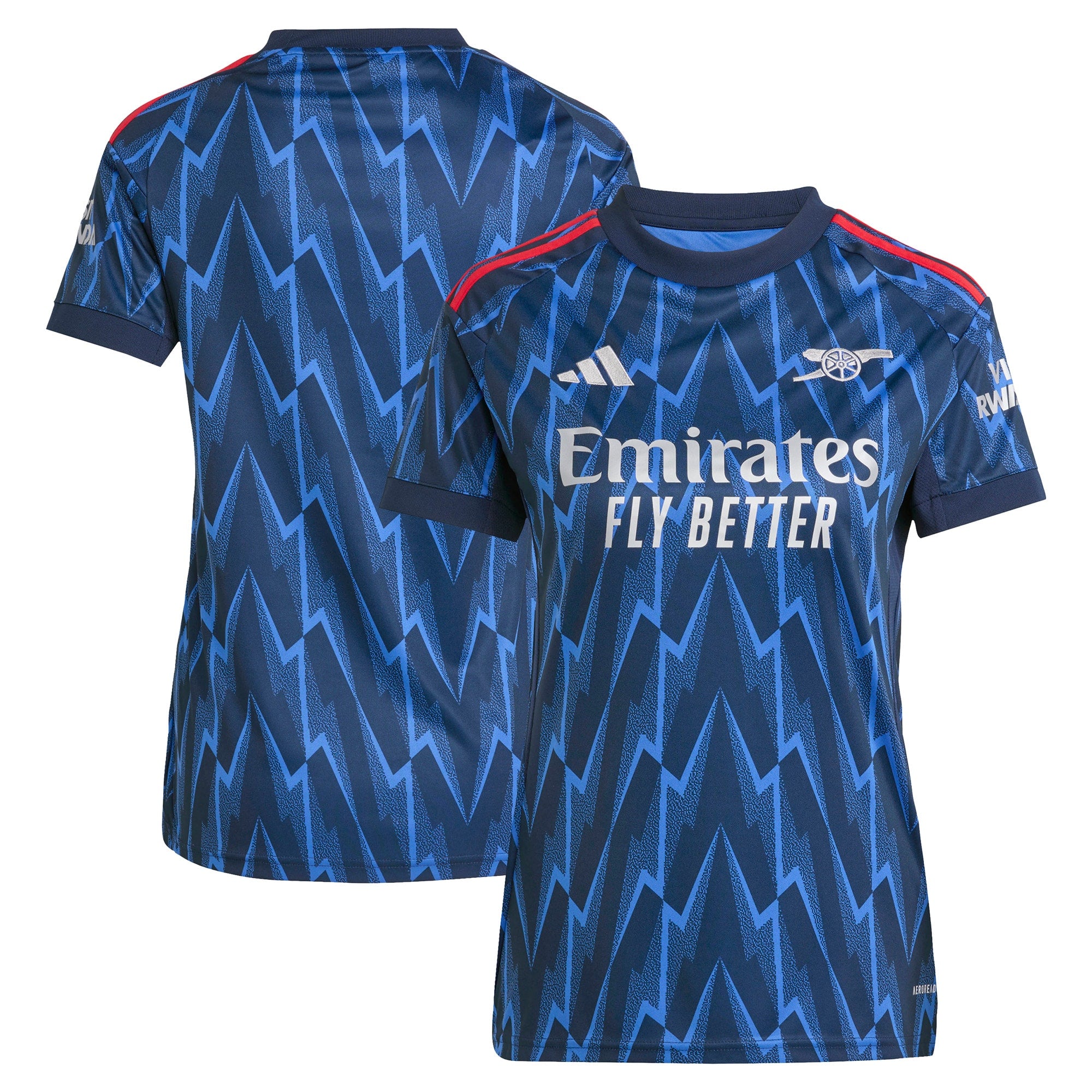 Arsenal adidas Women's 2025/26 Home Replica Jersey - Red/Blue